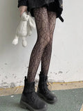 tights with a spider web