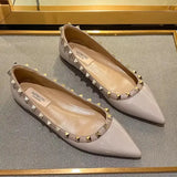 Single Shoes Women 2025 Spring And Autumn New Pointed Shallow Shoes Soft Soles Of A Foot Pedal Bean Shoes Flat Single Shoe