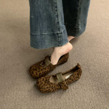 Spring And Autumn 2025 New Retro-Sensitive Red Single Shoe Fashion Korean Version Of The Flat Design Mary Precious