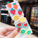 New Girls Cute Cartoon Fruits Elastic Hair Bands Kids Ponytail Holder Scrunchie Rubber Band Fashion Hair