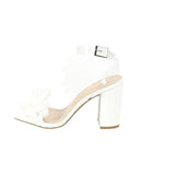 Ladies Square Head Sandals Fashion Toe Sexy Coarse Heel Party Simple High Heel