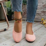 Zingj Flat Single Shoes Women 2024 Summer Fly Weave Round Head One Foot Pedal Wear Casual Plus Size Women's