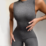 Spring Sleeveless Slim Fit High Sports