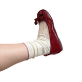 Fairy Sweet Cool Design Mary Treasure Shoes 2025 New Net Red Bow Outside Wearing Round Head Single