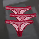 Sexy Perspective G-String Women's Panties Woman Thong Low-waist Underpants Hollow Out T-back Female Underwear