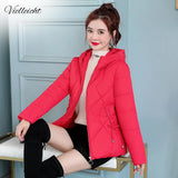 Women's Winter Jacket Parkas Short 2021 New Fashion Women's Winter Coat Down Jacket Outwear Hooded Basic Jacket