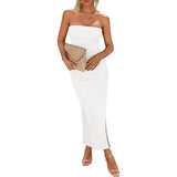 Women's Decoration Body Explosion With A Breast-Tight Waist Dress A Step Dress