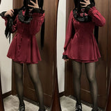 Lolita Outfits 2024 Spring Casual Embroidery Patchwork Tops + Shorts Female Loose Suit Y2k Aesthetic Two Piece