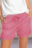 Summer Solid Color Straight Casual Lace-up