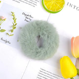 Inches New Winter Women Plush Scrunchie Girls Elastic Hair Bands Ponytail Holder Hair Rope Ties Headwear Hair