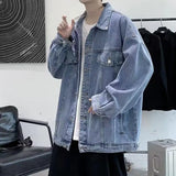Jacket Men's Autumn Loose Bf Lazy Style Handsome Clothes Spring And Autumn Korean Version Of The Trendy Ins High Street