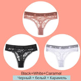 Floral Lace Underpants Women Thong Lingerie Sexy Panties Perspective Underwear Panties Solid Briefs For Female