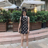 To Solve The Waste Soil Polo Wind Bell Sleeveless Dress Summer Lattice Short Cut Age