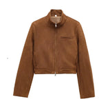 Pocket Women's Texture Collar Coat Effect Velvet Face 2025 Long Sleeve Single Row Buckle