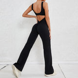 Zingj Sha Hollow Out Beauty Back Onesie Clothing Peach Lift Buttock Sports Fitness Clothing Micro La Conjoined Yoga Suit Onesie-Outfit