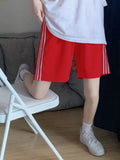 High Waist and Thin Pants, Loose Sports and Casual Pants, Slim Straight Pants, Women's Middle Pants Summer Booty