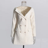 Spring 2025 New Fashion Design Sense V-Character Temperament Elegant Private Clothes Famous Small Fragrant Style Dress Dress