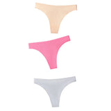 Seamless Panties Women Briefs Nylon Ultra-thin G-string Thongs Low Rise Lingerie Ice Silk Briefs Lady Underwear Plus