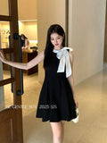 Xixi 2025 Summer New French Temperament With High-Belt Dress Elegant Vacation Short Dress