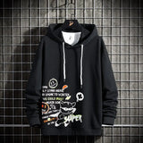 and Autumn New Long Sleeve Men Hooded Sweatshirt Tide Brand Fashion Korean Casual Loose Round Neck Long Sleeve Hoodie