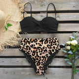 Bikini 2021 Female Swimsuit Women Swimwear Thong Push Up Bikinis Set High Waist Swimming Suits Ruffled Bathing