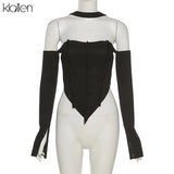 Fashion Casual Sexy Off Shoulder Halter T Shirt For Women Autumn New Streetwear Stretch Wild Basic Top Slim
