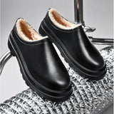 Slippers Winter Warm Plush Indoor Outdoor Couple Slippers WaterProof Soft Comfort Winter Shoes Men Footwear Large Size