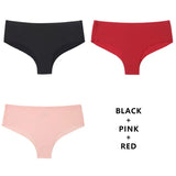 3Pcs/Lot Seamless Panty Set Underwear Female Comfort Intimates Fashion Low-Rise Briefs Panties Women Sexy