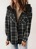 2025 Women's Jacket Long Sleeve Hairy Hooded Jacket Jacket With
