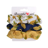 Women Vintage Hair Scrunchies Velvet Scrunchie Set Elastic Hair Bands Girls Headband Ponytail Hair Rope Hair