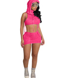 Zingj New Women's Wear Casual Sleeveless Hooded Beach Short Dress