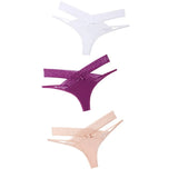 Set Women Sexy Lace Panties Transparent Low-waist Underpant Hollow Out Thong Female Seamless G-string Underwear