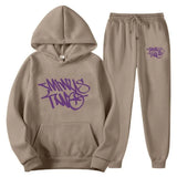 Popular Letter Gothic Print Hoodies Sweatpants Men Y2K New Street Hip Hop Fashion Sports Suit Unisex Casual Loose