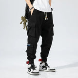 Big Men's Trousers Summer Overalls Men's Trendy Nine-Point Korean Version of The Tide Brand Harem Trousers for