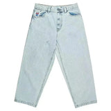 Year's New Skeleton Embroidered Jeans For Men's Casual Street Style Korean Version Of The Trend Is