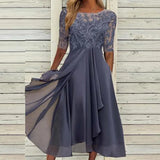 Long Sleeve Loose Pullover Dress Vintage Printed Women Buttoned Shirt Dress 2022 Summer Lady O-Neck Casual Maxi