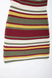 Knitted Stripe Halter Collar Mini Dress- Outfit