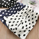 Pants Summer Elastic Chiffon Breathable Loose Wide Leg Pants Girl Clothes Casual Pleated Leggings for