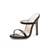 Heels High-Heeled Women's Sandals With Sexy Ribbon And Fashionable