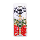 Pcs/set New Cute Christmas Hair Clips For Sweet Girls Boutique Red Bowknot Hairpins Barrettes Headwear Kids Hair