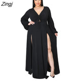 Women Letter Printed African Dress For Women 2023 Summer Short Sleeve O-Neck Dress Casual Loose Maxi Long Dresses