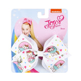 Bows Jojo Siwa Rainbow Printed Knot Ribbon Bow For Girls Handmade Boutique Hair Clip Children Hair
