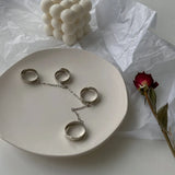 Four Fingers Alloy RingsOutfit