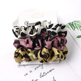 Set Scrunchies Hair Ring Candy Color Hair Ties Rope Autumn Winter Women Ponytail Hair Accessories 4-6Pcs Girls Hairbands