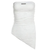 2024 Summer New Women's Lace Without Strap Design Sense Thin Temperament Light Familiar Wind
