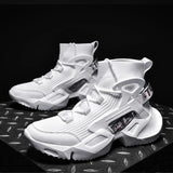 Breathable Men Sneakers High Top Running Shoes for Men Outdoors Walking Sport Shoes Comfortable Mens Shoes