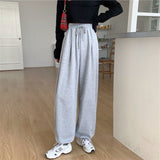Gray Sweatpants for Women 2022 Autumn New Baggy Fashion Oversize Sports Pants Balck Trousers Female Joggers