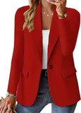 Zingj WISH Hot Style Autumn Long Sleeve Solid Color Cardigan Small Suit Jacket
