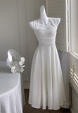 New Elegant Evening Party Midi Dress For Women Fashion Slim A-Line Vestidos Korean Female One-piece Casual