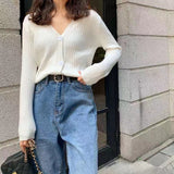 Clothing 2022 New Trendy Spring And Autumn Large Size Cardigan Knitted Jacket Loose Short Outerwear